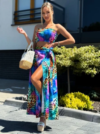 Komplet LORIS print – panterka multi