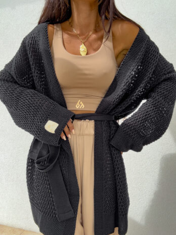 Narzutka/kardigan BURADA – czarna