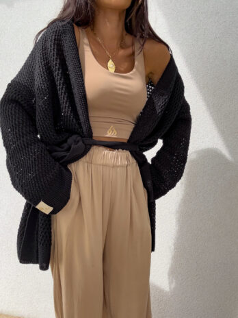 Narzutka/kardigan BURADA – czarna