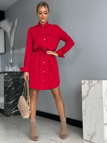 Sukienko – tunika MARINA – czerwona