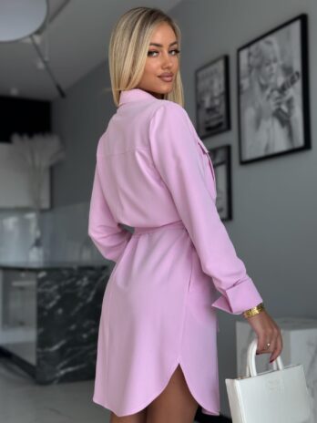 Sukienko – tunika MARINA – cukierkowy róż