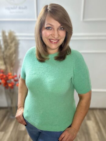 Sweter BABY ALPAKA mięta