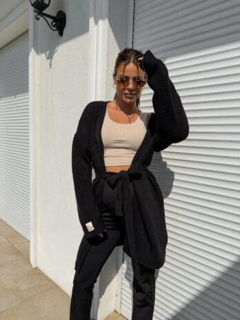 Narzutka/kardigan BURADA AUTUMN – czarna