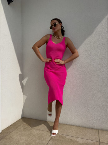 Sukienka SAONA – fuksja