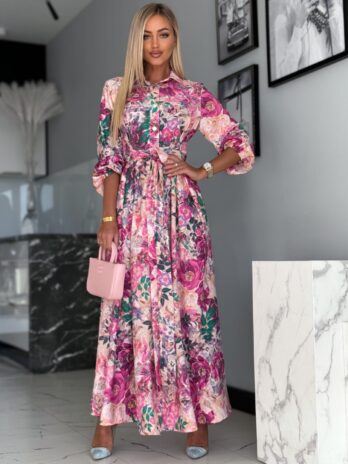 Sukienka ADELE – pudrowy róż