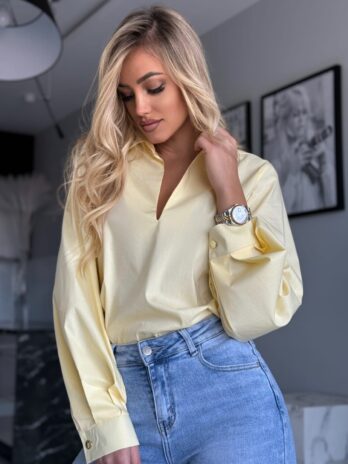 Koszula NADIA – bananowa