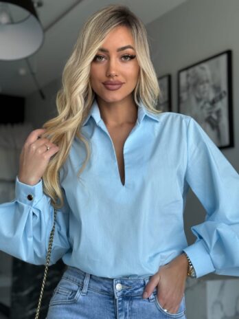 Koszula NADIA – błękitna