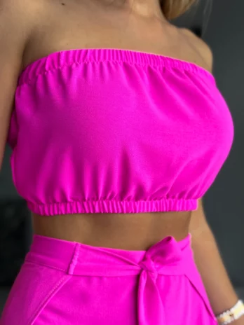 Top opaska – neon róż