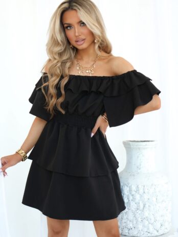 Sukienka hiszpanka VALENTINA – czarna