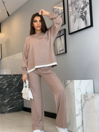 Komplet dresowy – mocca