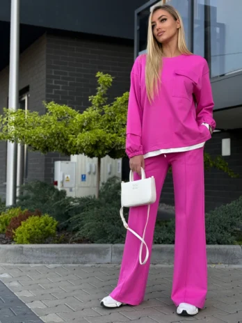 Komplet dresowy – fuksja