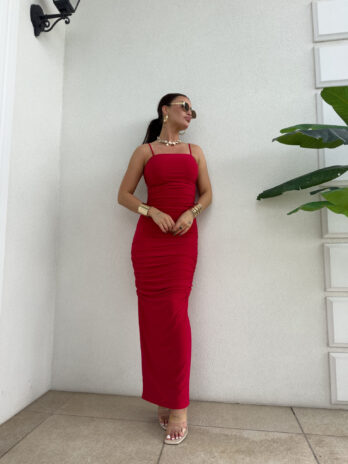 Sukienka AURA – czerwona