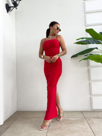 Sukienka AURA – czerwona