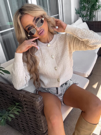 Sweter GIVEN – jasny beż By Me