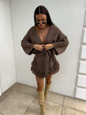 Kardigan ORIANA – czekoladowy By Me