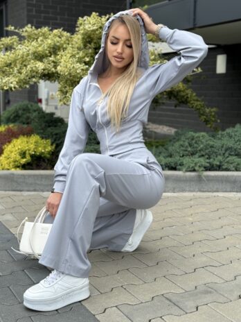 Dwuczęściowy komplet dresowy Marina – szary