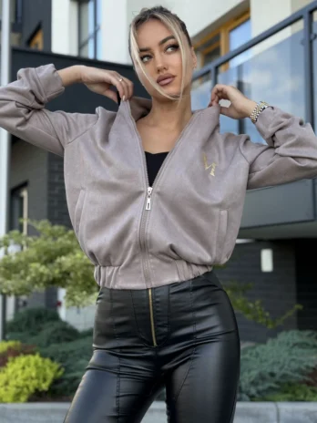 Zamszowa bomberka MARINA – fango