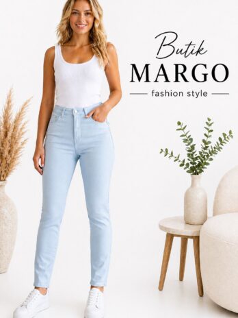 Spodnie jeansowe M.SARA – baby blue